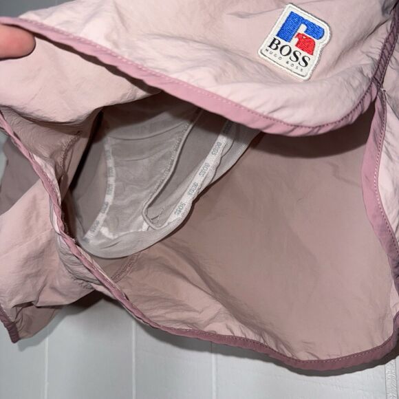 HUGO BOSS x Russell Athletic Men’s Jaco Swim Trunks Shorts Pink Size XXL - Picture 3 of 7